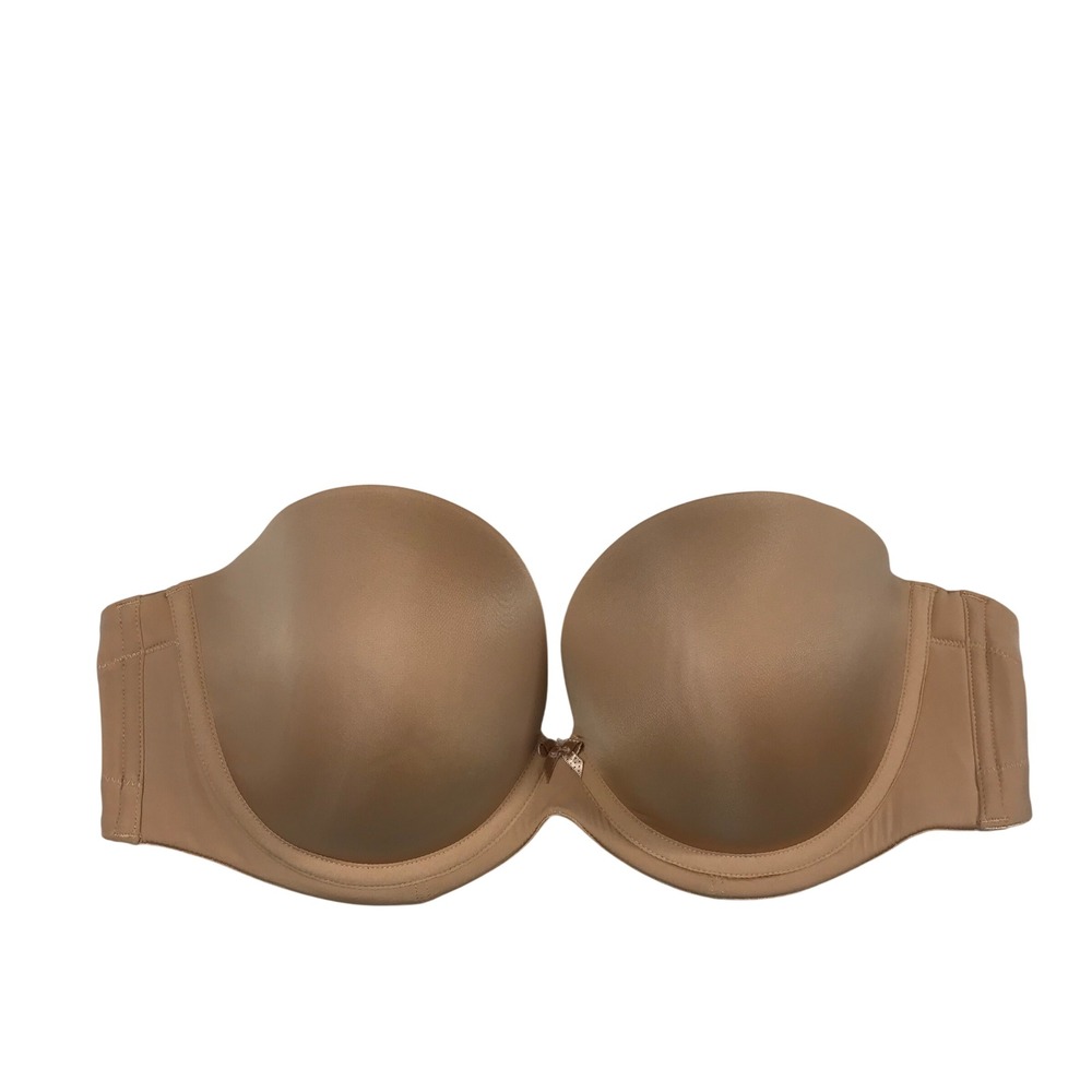 Cleo by Panache Koko Strapless Bra 32G Caramel Nude Molded Underwire 9170